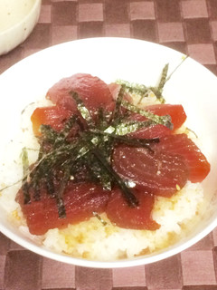 シンプル簡単*まぐろの漬け丼-レシピのメイン写真