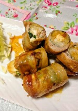 じゃがシソクリームチーズの豚バラ肉巻き-レシピのメイン写真
