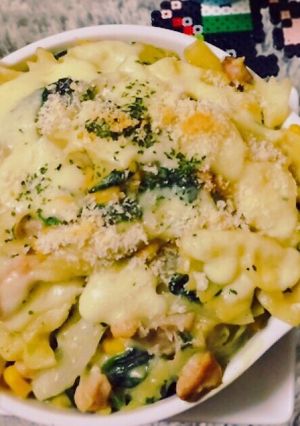 マカロニたっぷりグラタン-レシピのメイン写真