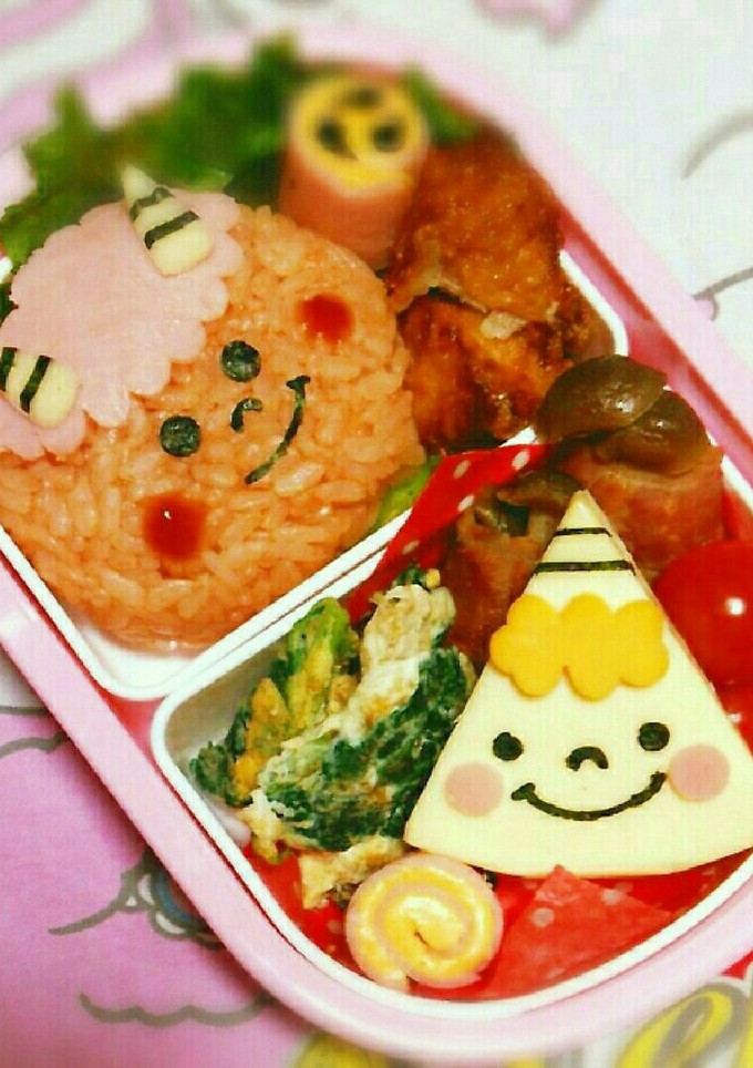 節分 簡単 可愛い 鬼 キャラ弁-レシピのメイン写真