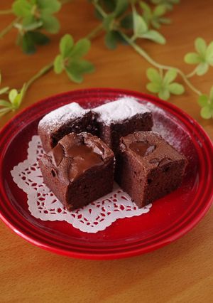 バレンタインの簡単チョコレートブラウニー-レシピのメイン写真