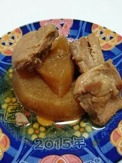 冷凍大根と鶏肉の煮物-レシピのメイン写真