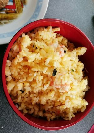 お吸い物のもとでパラパラお手軽チャーハン-レシピのメイン写真