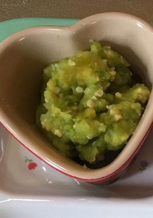 離乳食♡納豆とインカのめざめ昆布だし煮-レシピのメイン写真
