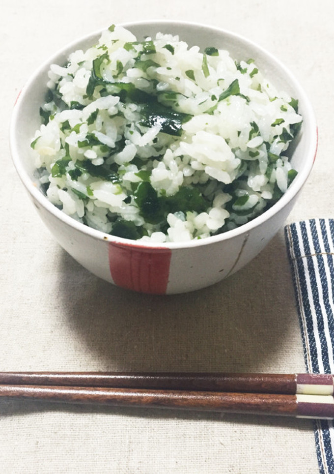 目指せ☆給食のワカメごはん♡-レシピのメイン写真
