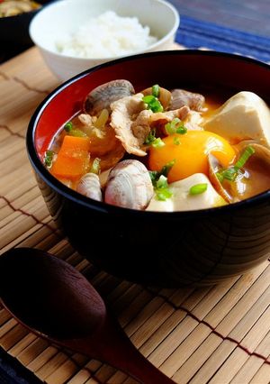 パワーみなぎる！　スンドゥブ豚汁☆-レシピのメイン写真