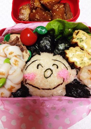 サザエさん♡キャラ弁-レシピのメイン写真