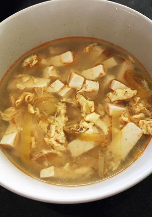 ★簡単★優しい豆腐とネギの卵とじスープ-レシピのメイン写真