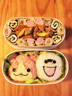 妖怪ぐるぐる弁当♡妖怪ウォッチキャラ弁♡-レシピのメイン写真