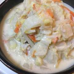 รูปของ 簡単！具たっぷり♡まったり豆乳麺