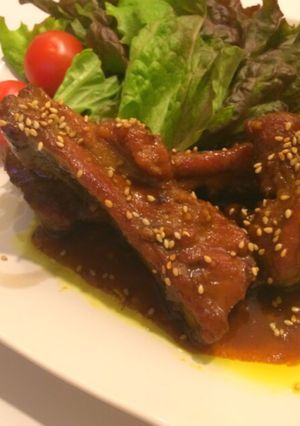 ＊カレー香る♡スパイシースペアリブ＊-レシピのメイン写真