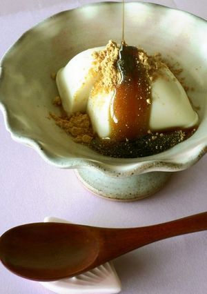 絶品！お豆腐スイーツ　黒みつきな粉-レシピのメイン写真
