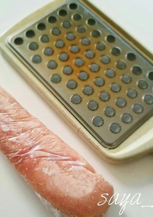 使う分だけすりおろす❇鶏ささみ【離乳食】-レシピのメイン写真