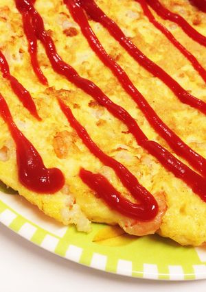 簡単♡白はんぺんとえびでふわふわ玉子焼き-レシピのメイン写真