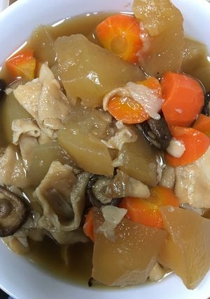 野菜と、麩の煮物-レシピのメイン写真