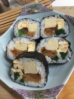 茅乃舎出汁で高野豆腐煮 太巻き♡-レシピのメイン写真