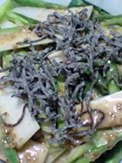 うどとアスパラと塩昆布のサラダ-レシピのメイン写真