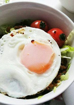 豆腐のそぼろでタコライス-レシピのメイン写真