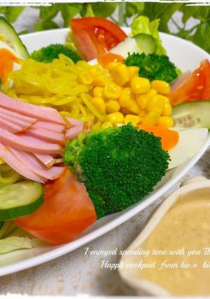 【居酒屋】【北海道】❀ラーメンサラダ❀-レシピのメイン写真