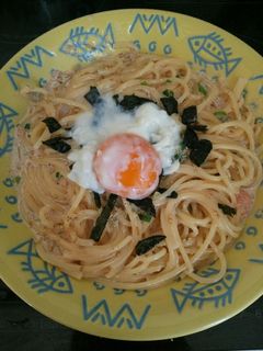 簡単♪和えるだけ!ネギゴマ明太マヨパスタ-レシピのメイン写真