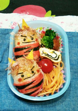 節分に。鬼くん弁当-レシピのメイン写真