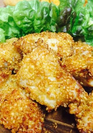 カリッ！プチプチ食感♪キヌアの鳥唐揚げ-レシピのメイン写真