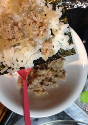 豚ひき肉手巻き☆-レシピのメイン写真