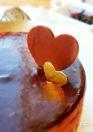 バレンタイン✾簡単チョコムースのケーキ-レシピのメイン写真