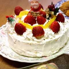 รูปของ クリスマスのデコレーションケーキ