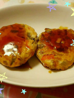 【根菜入り】甘ダレつくね-レシピのメイン写真