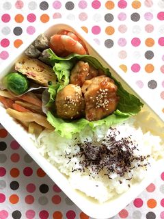 お弁当に!鶏ささみのバルサミコ照り焼き。-レシピのメイン写真