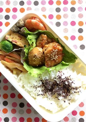 お弁当に！鶏ささみのバルサミコ照り焼き。-レシピのメイン写真