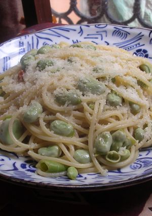 ソラマメのパスタ-レシピのメイン写真