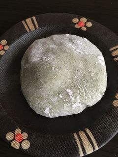 切り餅と緑茶or煎茶で草餅☆-レシピのメイン写真