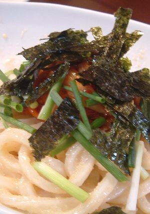 居酒屋メニュ～♪　　明太キムチうどん-レシピのメイン写真