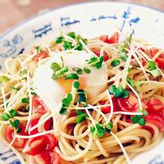 簡単ランチ＊トマトの和風パスタ-レシピのメイン写真