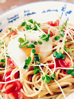 簡単ランチ*トマトの和風パスタ-レシピのメイン写真