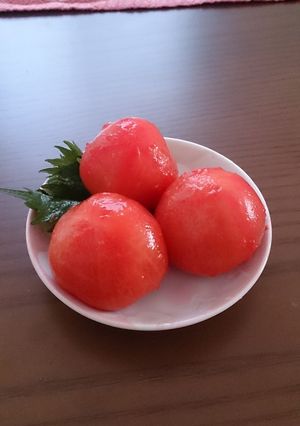 簡単☆トマトの湯剥き-レシピのメイン写真