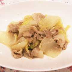 簡単！白菜と豚バラの炒め煮？-レシピのメイン写真