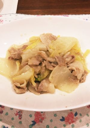 簡単！白菜と豚バラの炒め煮？-レシピのメイン写真