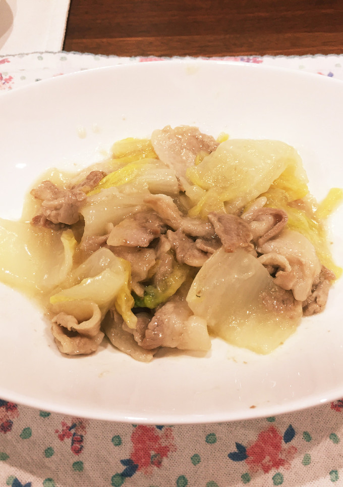 簡単！白菜と豚バラの炒め煮？-レシピのメイン写真