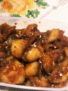 生姜が決め手!! 鶏皮の甘辛炒め♡-レシピのメイン写真