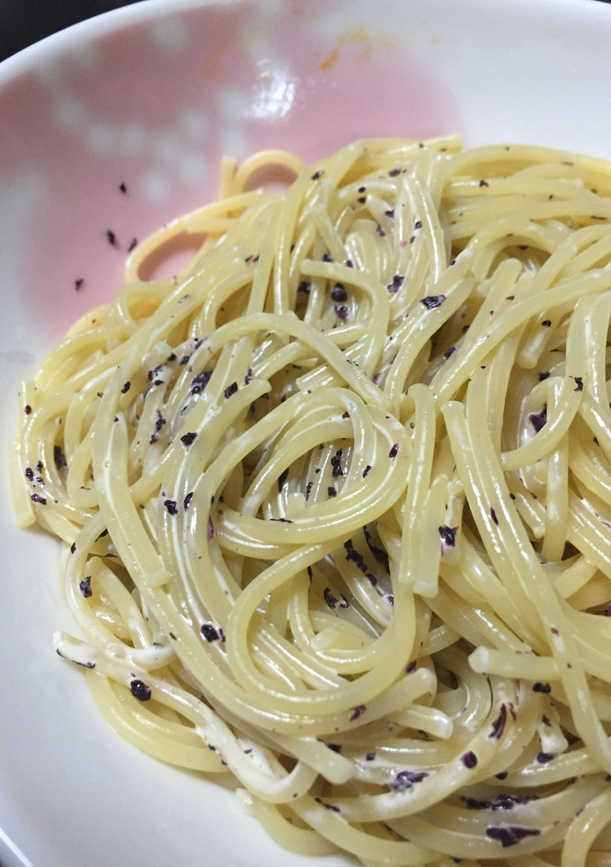 混ぜるだけ旨い！ゆかりとマヨだけのパスタ-レシピのメイン写真