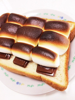 チョコマシュマロトースト ふわふわ!-レシピのメイン写真