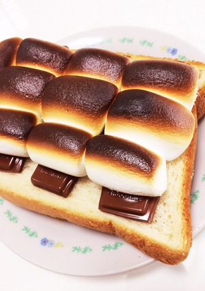 チョコマシュマロトースト ふわふわ！-レシピのメイン写真