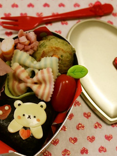 バレンタイン♡ハートおにぎりべんとう-レシピのメイン写真