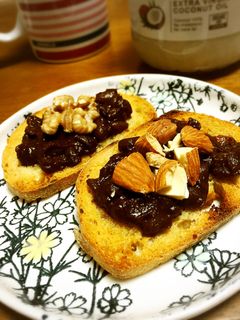 トーストにココナッツと餡子と珈琲を-レシピのメイン写真