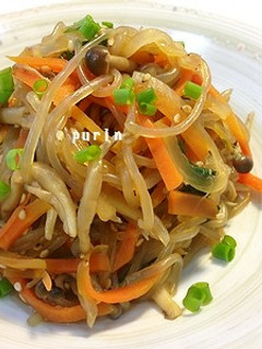 作り置きにも♪白滝のチャプチエ風-レシピのメイン写真