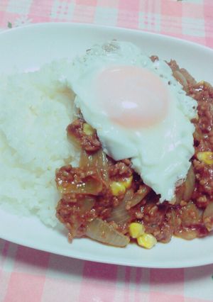 水不要！材料4つで激うまキーマカレー♡-レシピのメイン写真