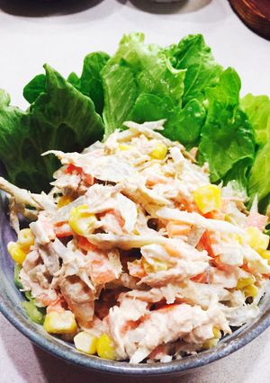 食物繊維たっぷりゴボウサラダ-レシピのメイン写真